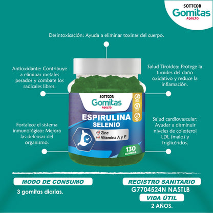 🌿 GOMITAS DE ESPIRULINA